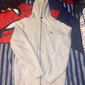 Gray Polo Ralph Lauren Hoodie